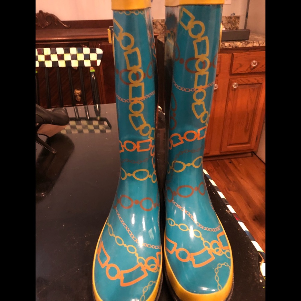 Horse Bit Rain Boots